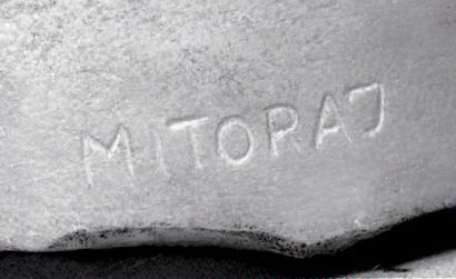 Igor MITORAJ (1944-2014) 
Eros
Sculpture en marbre de Carrare.
Signé.
H. 181 cm
•...