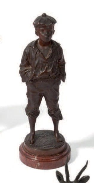 Vlaclav SZCZEBLEWESKY (act. 1875-1900) 
Le siffleur
Sculpture en bronze ciselé et...