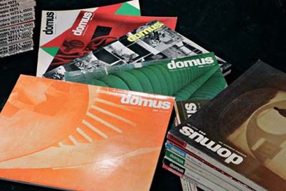 null DOMUS Ensemble de documentation DOMUS comprenant 59 numéros des années 1965...
