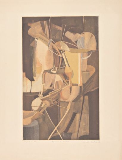 Jacques VILLON (1875-1963) « LA MARIÉE », 1912 Lithographie sur papier en couleur....