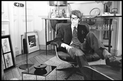 Henri ELWING (né en 1925) Yves Saint Laurent, Paris 1967
Tirage argentine sur papier...