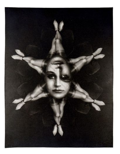 PIERRE MOLINIER (1900-1976) 
L'Étoile des Six - Photomontage, circa 1965
Tirage argentique...