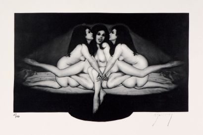 PIERRE MOLINIER (1900-1976) 
Skin-d'amourdo - Photomontage, 1972
Tirage argentique...