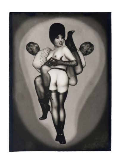 PIERRE MOLINIER (1900-1976) 
Les Bottes - Photomontage, 1968
Tirage argentique d'époque...