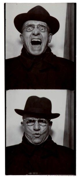 PIERRE MOLINIER (1900-1976) 
Autoportraits au photomaton - Circa 1960
Quatre photos...