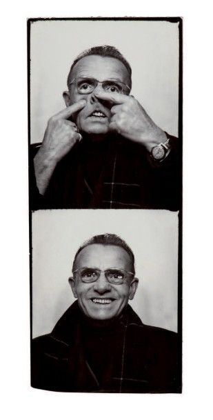 PIERRE MOLINIER (1900-1976) 
Autoportraits au photomaton - Circa 1960
Quatre photos...