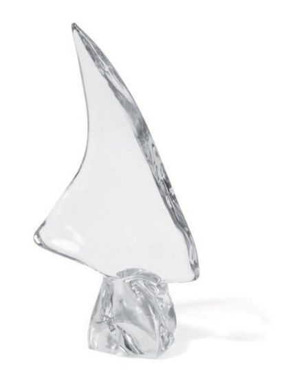 DAUM - France Voilier
Sculpture en cristal.
Signé.
H. 50,5 cm