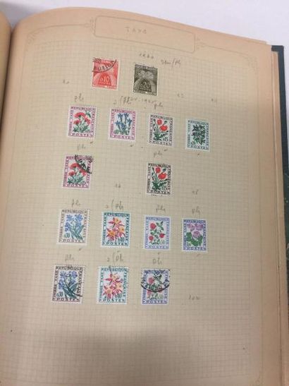 null TOUS PAYS : Ensemble de timbres neufs et oblitérés, contenus dans 15 classe...