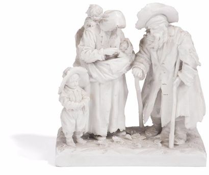 null italie xixème sièCle

Les mendiants

sculpture en biscuit blanc

H. 15,5 cm...