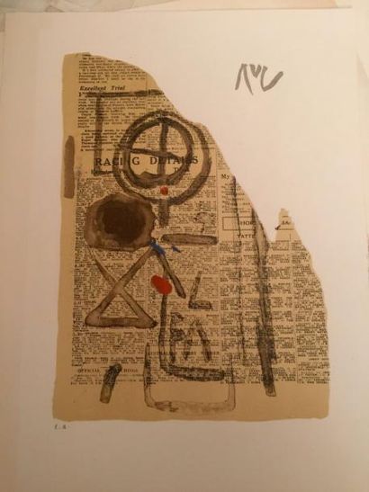 null Bram Van VELDE (1895 - 1981)

Composition abstraite 

Lithographie 

Signée...