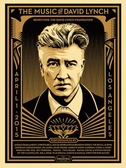 null Shepard FAIREY dit Obey Giant (né en 1970)

The music of David Lynch - 2015

Sérigraphie...