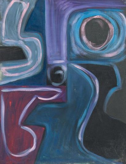Albert BITRAN (né en 1929) * Sans titre
Huile sur toile.
Signé au dos.
50 x 64 c...