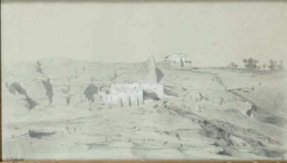 Adolphe Paul E. BALFOURIER (1816-1876) * Moulin de la Rambla
Pastel sur papier.
Signé...