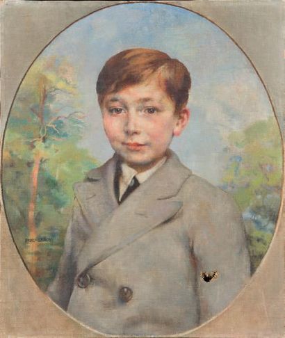 Paul LEROY (1860-1942) * Enfant
Huile sur toile.
Signé en bas à gauche.
55 x 46 ...