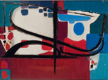 Jean PIAUBERT (1900-2002) * Composition abstraite
Huile sur toile.
Signé et daté...