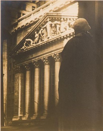 Sherril SCHELL (1877-1967) 
Stock Exchange - New York, c. 1930
Tirage argentique...