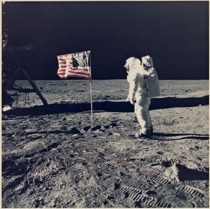 null NASA/Neil A. Armstrong
Mission Apollo 11: Edwin E. (Buzz) Aldrin, Jr. devant...