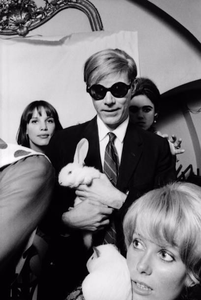 Jean Jacques BUGAT (né en 1948) Andy Warhol et Catherine Deneuve Paris 

Tirage sur...