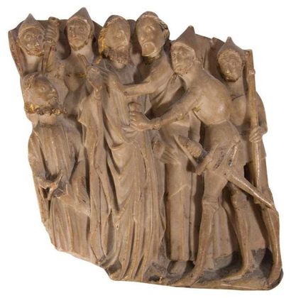 Nottingham Fin XIVème, début XVème siècle La flagellation
Sculpture en albâtre avec...