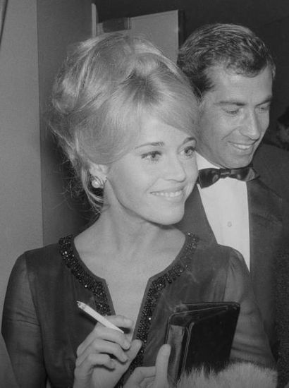 Daniel CANDE (né en 1938) Jane Fonda 

Tirage sur papier argentique format 49,8 X...