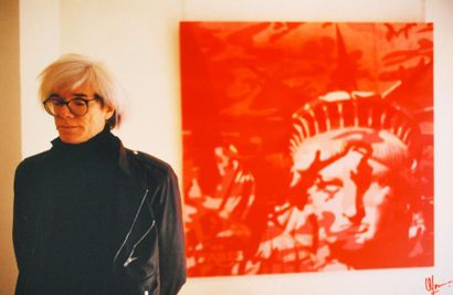 David LEFRANC (né en 1965) Andy Warhol 

Tirage sur papier argentique format 40,5...