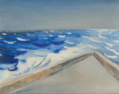 André MARCHAND (1907 – 1997) La jetée

Huile sur toile.

33 x 41 cm