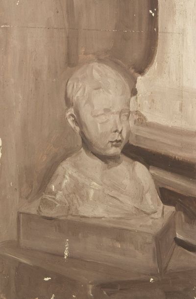 Ecole FRANCAISE de la fin du XIXème siècle Etude de buste d'enfant

Huile sur toile...