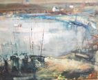 J. PIGNON (XXème siècle) Le port

Huile sur toile. Signé en bas à droite

46x55 ...