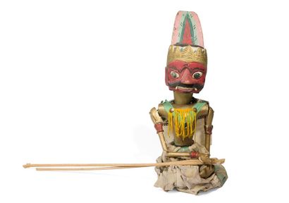 null Marionette de Bali, théâtre d'ombre 76 cm
