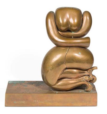 Miguel BERROCAL (1933-2006) Totoche
Sculpture en bronze vernie.
Signée et numérotée...