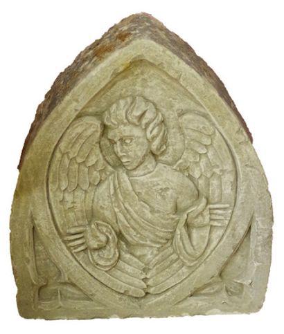 null PAIRE D'OGIVES décorées d'anges.
Matériau: Pierre calcaire
L. 61 cm H. 73 cm
PAIR...