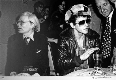 null Allan Tannenbaum

Andy Warhol & Lou Reed 

Tirage format 30,2 X 45,7 cm signé...