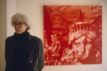 null David Lefranc 

Andy Warhol 

Tirage sur papier argentique contrecollé format...