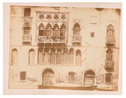 ATTRIBUÉ À CARLO PONTI (1823-1894) 
Palazzo Contarini, Dario et Sagredo, Venise,...