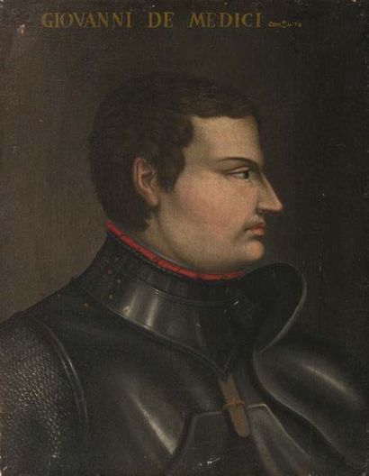 Ecole florentine du XIVIIème siècle Portrait de Giovanni de Medici dit Giovanni dalla...