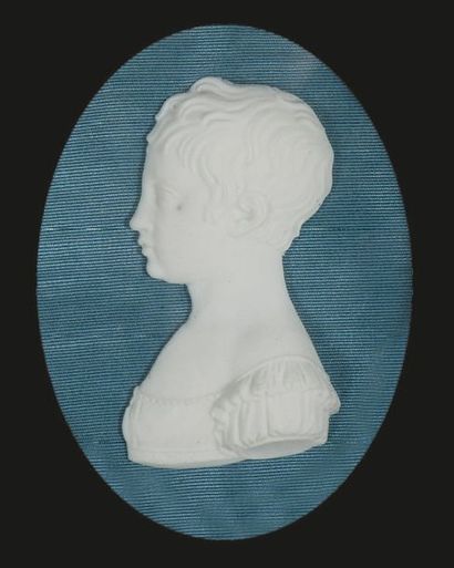 ECOLE FRANCAISE DU XIXème siècle Louise Marie Thérèse d'ARTOIS (1819-1864).
Duchesse...