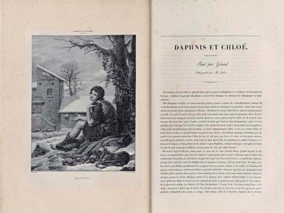 Marie Eleonore GODEFROY (1778-1849) Daphnis revenant de la chasse devant la porte...