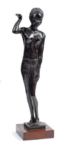 C. BESSAPRIAT (actif première moitié du XXème siècle) Danseuse noire
Sculpture en...