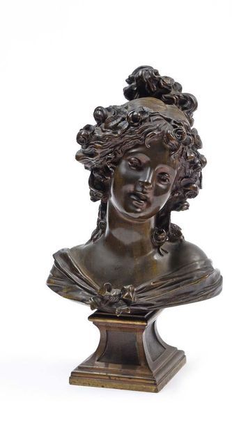 Ecole Française vers 1900 Jeune Rieuse
Sculpture en bronze
H: 25 cm
