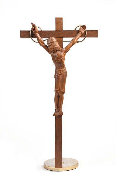 Raymond DUBOIS (1904-1982) Christ
Sculpture en buis - vers 1930.
Signé
H:64 cm avec...