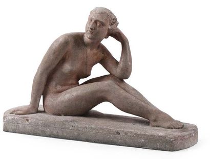 Lucien Charles Edouard ALLIOT (1877-1967) Epreuve - vers 1930
Sculpture en pierre.
Signé
34...