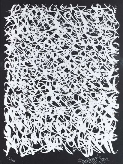 JOHN ANDREW PERELLO DIT JONONE (NÉ EN 1963) Composition abstraite
Lithographie numérotée...