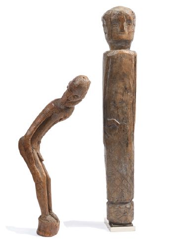 null Peuple DOGON - Mali
Homme penché
Sculpture en bois dur sculpté et patiné
H:...