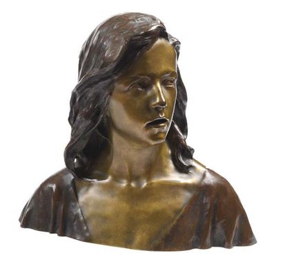 Raoul François LARCHE (1860-1912) Jésus devant les docteurs
Sculpture en bronze -
Signé...