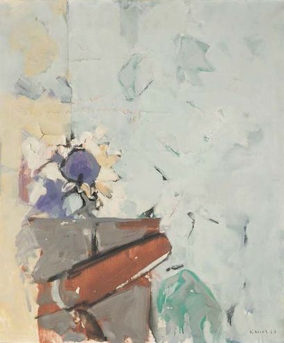 Paul Kallos (1928-2001) Composition abstraite
Huile sur toile.
Signé et daté «67»...