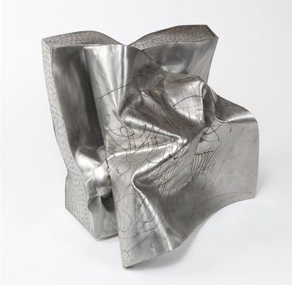 ALAIN VUILLEMET (Né en 1947) Pièce unique - Circa 2008 Sculpture "Union improbable"...