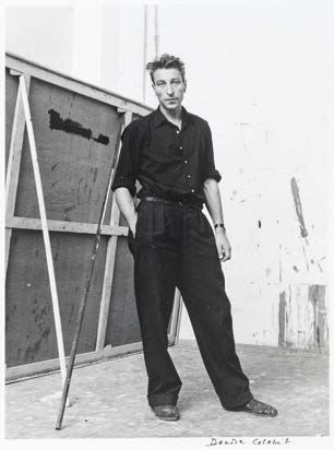 DENISE COLOMB (1902-2004) Portrait de nicolas de STAEL dans son atelier. 1954
Photographie...