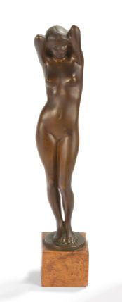 Geza FEKETE (1906-1976) 
Nu
Sculpture en bronze ciselé et patiné. Signé sur la terrasse.
H....
