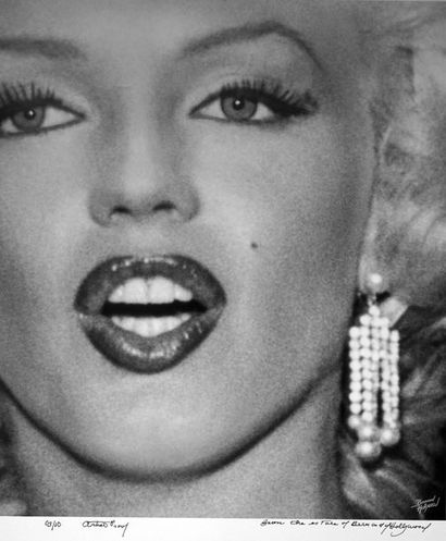 Bernard of Hollywood Marilyn Monroe 

Tirage argentique contrecollé sur aluminium...