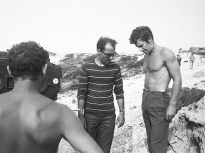 Alain NOGUES Jean Luc Godard et Jean Paul Belmondo « Pierrot le fou » 1965

Tirage...